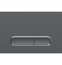 Кнопка смыва для инсталляции Boheme пластик gun metall 667-GM