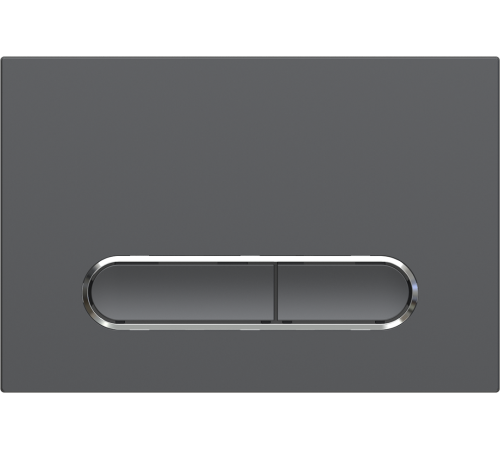 Кнопка смыва для инсталляции Boheme пластик gun metall 667-GM