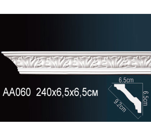 Карниз потолочный Perfect AA060 полиуретановый с рисунком AA060