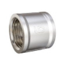 Муфта резьбовая LD Pride DN15 1/2 ВР-ВР никелированная LD.67.502.15