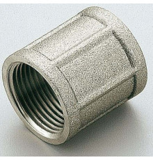 Муфта резьбовая никелированная Tiemme ВР-ВР 1/2x3/8 1500453