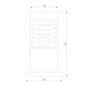 Ландшафтный светильник 1508 Techno черный IP54 1508 Techno черный