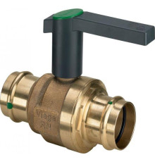 Кран шаровый пресс Viega Easytop 2275 бронза DN15 15 мм 475857