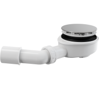 Выпускной комплект для душевого поддона Alca plast хромированный пластик A491CR