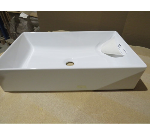 Раковина накладная GSI Kube X 370х600 мм белый глянцевый 945311_УЦ/5