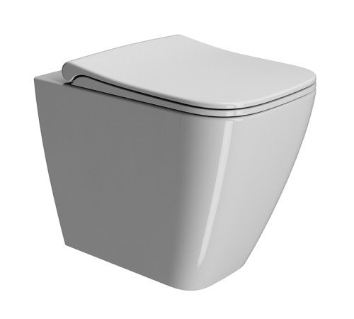 Сиденье для унитаза GSI Nubes Soft Close белое глянцевое MS96C11