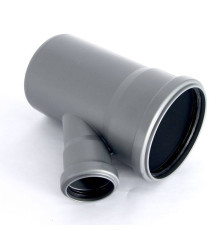 Тройник канализационный Sinikon Стандарт 110x50 мм 45° 510031.R