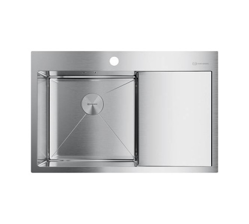 Кухонная мойка Omoikiri Akisame 78-L-IN 78x51 см нержавеющая сталь 4973060