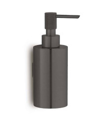 Дозатор для жидкого мыла Boheme Uno подвесной графит 10977-GM