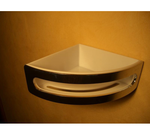 Полка угловая Keuco Elegance New хром/антрацит 11657 010001