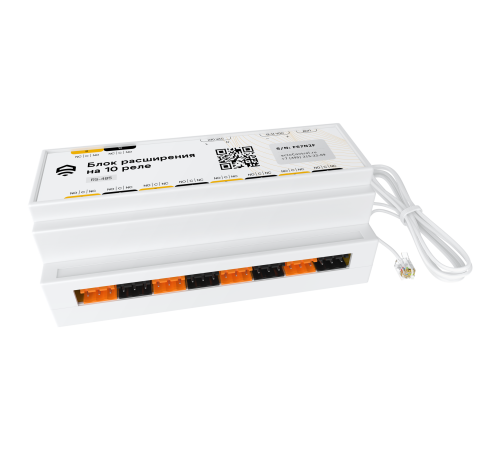 Блок расширения ectoControl на 10 реле 12А RS485 Modbus ec01025
