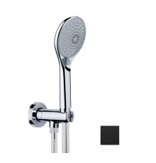 Душевой комплект Bossini Syncronia с лейкой, шлангом и держателем, черный матовый C12035C.073