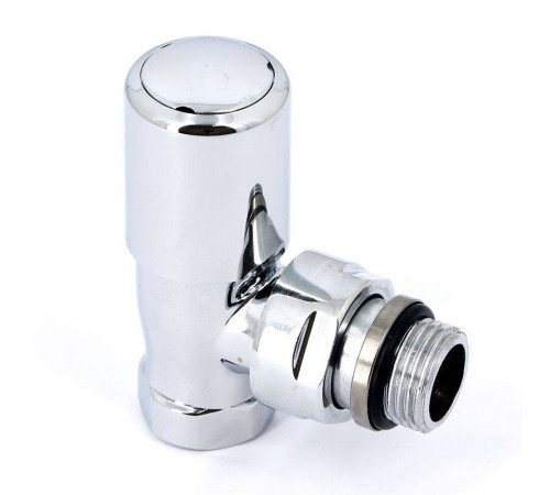 Вентиль ручной Carlo Poletti New-Smart угловой 1/2 хром V77310B