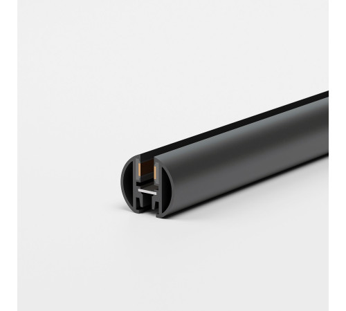Mini Magnetic Шинопровод накладной Round черный 2м 85165/00