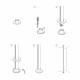Mini Magnetic Шинопровод накладной Round черный 2м 85165/00