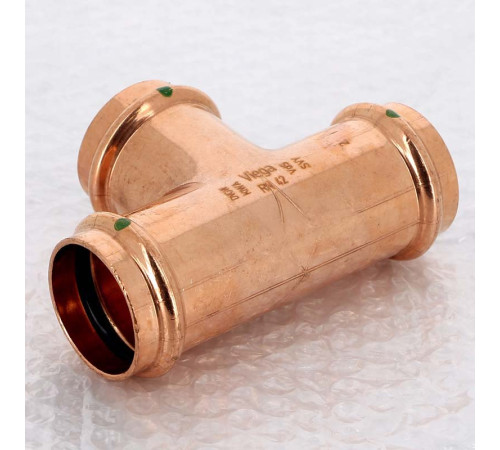 Тройник пресс медный Viega Profipress 42 мм 291990