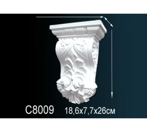 Консоль декоративная Perfect полиуретан C8009