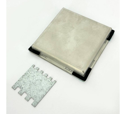 Решетка для сливного трапа Alcadrain 92x92 мм под плитку нержавеющая сталь MPV016