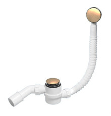 Слив-перелив для ванны McAlpine MRB11-AB 330-700х34 мм античная бронза MRB11-AB