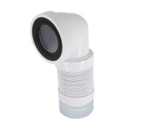 Труба фановая гофрированная McAlpine 90° L 260-540 мм с манжетой MRWC-F11R