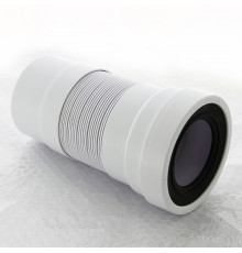 Труба фановая McAlpine гофрированная L=230-330 мм с металлическим хомутом 97-107/110 мм 508976