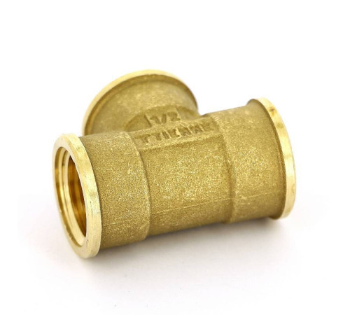 Тройник латунный Tiemme 1/2 ВР 1500003