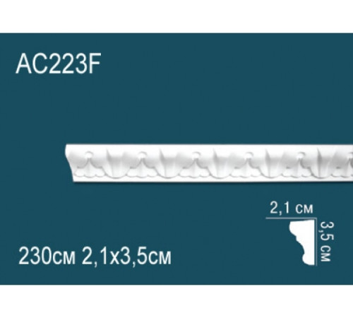 Молдинг Perfect AC223F полиуретановый гибкий с орнаментом AC223F