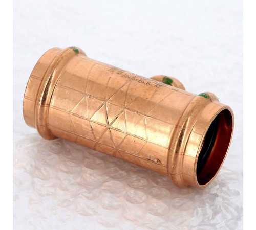 Тройник пресс медный Viega Profipress 35x15x35 мм 324865