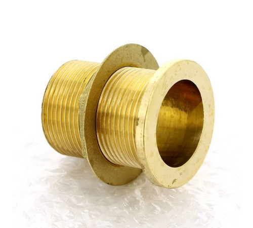 Выпуск резервуарный Tiemme 1 1/4 НР с фланцем и контргайкой без заглушки 1500231