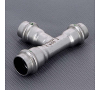 Тройник пресс Viega Sanpress Inox 18x15x15 мм нержавеющая сталь 452469