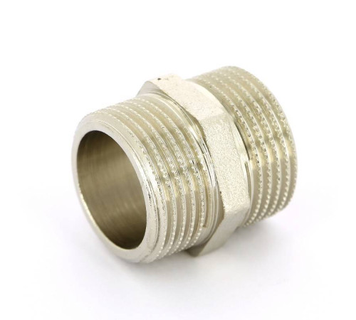 Ниппель резьбовой Tiemme 1/2 НН никелированный 1500036