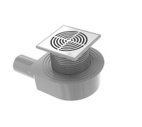 Душевой трап Boheme 15x15 см хром 984-15-CR