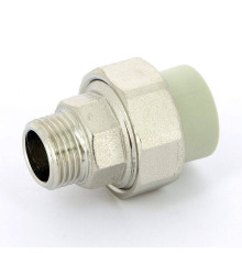 Муфта полипропиленовая FV-Plast разъемная с наружной резьбой 20x1/2 237020