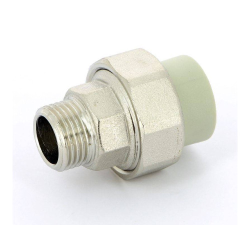 Муфта полипропиленовая FV-Plast разъемная с наружной резьбой 20x1/2 237020