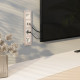 Накладка для двойной розетки Еthernet RJ-45 (перламутровый рифленый) W1191113