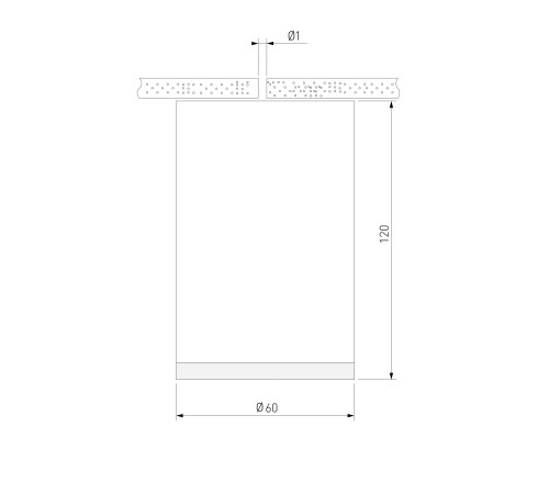 Накладной светодиодный светильник 25033/LED