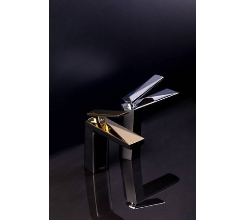 Смеситель для раковины Boheme Venturo золото глянцевое 381