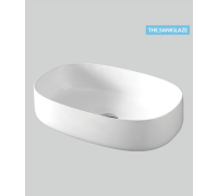 Раковина накладная Artceram Cognac 550x350 мм белый глянцевый COL003 01 34