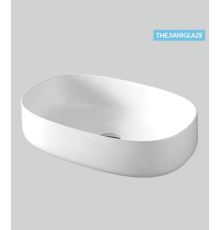 Раковина накладная Artceram Cognac 550x350 мм белый глянцевый COL003 01 34