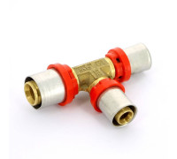 Тройник пресс Tiemme 20х16х16 мм 1650019