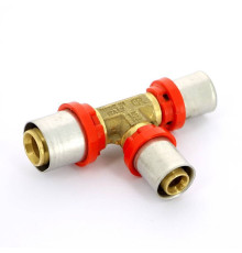 Тройник пресс Tiemme 20х16х16 мм 1650019