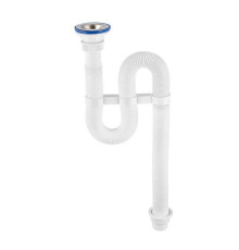 Сифон гофрированный Wirquin VIR 1 1/4 х 40/50 мм выпуск 70 мм L900 мм 30980312