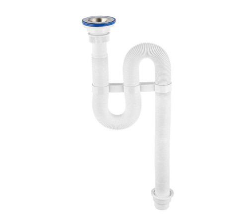 Сифон гофрированный Wirquin VIR 1 1/4 х 40/50 мм выпуск 70 мм L900 мм 30980312