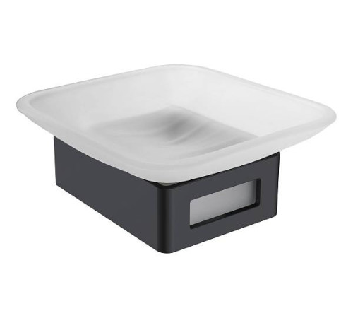 Мыльница подвесная Boheme Q квадратная черный 10943-B