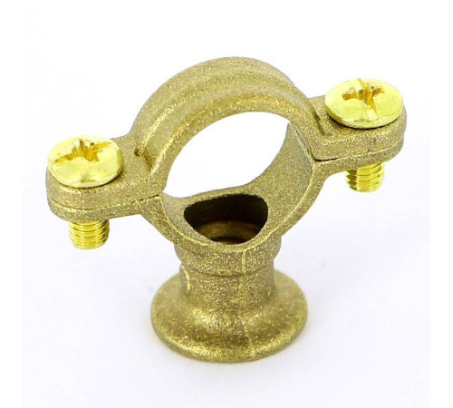 Хомут для труб декоративный Walraven BIS M6 15 мм латунь 0828015