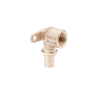 Угольник настенный REHAU RAUTITAN RX+ 20-Rp 1/2 короткий бронза 12224571001