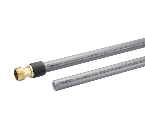 Труба универсальная REHAU RAUTITAN stabil 25х3.7 мм бухта 50 м 11301411050