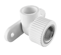 Угольник TEBO PP-R комбинированный с креплением 20x1/2 ВР 1309161