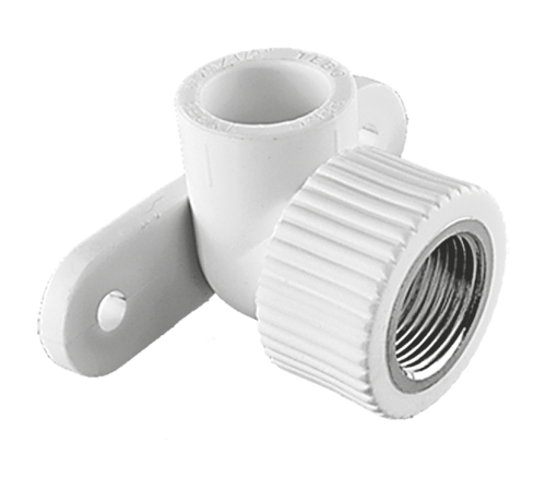 Угольник TEBO PP-R комбинированный с креплением 20x1/2 ВР 1309161