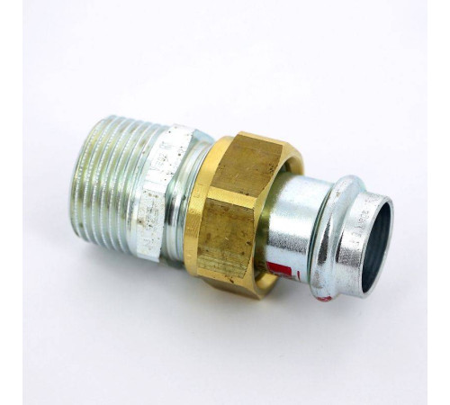 Муфта пресс-НР разъемная Viega Prestabo 22x1 оцинкованная сталь 642341